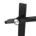 Mexlite Lampe de bureau STEKK inclinable, avec variateur tactile IP20, noir mat gradable