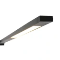 Mexlite Lampe de bureau STEKK inclinable, avec variateur tactile IP20, noir mat gradable