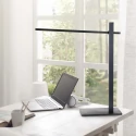 Mexlite Lampe de bureau STEKK inclinable, avec variateur tactile IP20, noir mat gradable