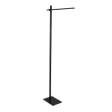 Lampadaire STEKK inclinable, avec variateur tactile IP20, noir mat gradable