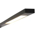 Mexlite Lampadaire STEKK inclinable, avec variateur tactile IP20, noir mat gradable