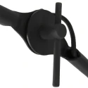 anne light & home Luminaire mural KASKET avec interrupteur, avec bras articulé, avec prise de courant E27 IP20, noir mat 