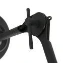 anne light & home Luminaire mural KASKET avec interrupteur, avec bras articulé, avec prise de courant E27 IP20, noir mat 