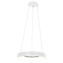 pendant luminaire RINGLEDE - Ø 48CM large, round, direct / indirect IP20, white matt dimmable