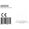 pendant luminaire RINGLEDE - Ø 48CM large, round, direct / indirect IP20, gold dimmable
