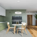 pendant luminaire RINGLEDE - Ø 48CM large, round, direct / indirect IP20, gold dimmable