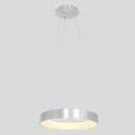 Steinhauer pendant luminaire RINGLEDE - Ø 48CM large, round, direct / indirect IP20, silver brushed dimmable