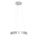 Steinhauer pendant luminaire RINGLEDE - Ø 48CM large, round, direct / indirect IP20, silver brushed dimmable