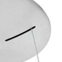 Steinhauer pendant luminaire RINGLEDE - Ø 48CM large, round, direct / indirect IP20, silver brushed dimmable