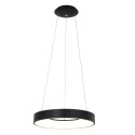 Steinhauer pendant luminaire RINGLEDE - Ø 48CM large, round, direct / indirect IP20, black matt dimmable