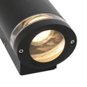 Steinhauer Steinhauer Outdoor wall luminaire, LED, 2 flames, 4W, 2700K, IP54, black