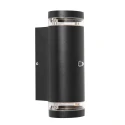 Steinhauer Steinhauer Outdoor wall luminaire, LED, 2 flames, 4W, 2700K, IP54, black