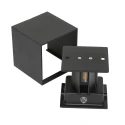 Steinhauer Steinhauer Outdoor wall luminaire, LED, 2 flames, with sensor, 2x3W, 2700K, IP54, black