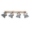 Mexlite Spot GEARWOOD, 4 flames, anthracite