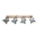 Mexlite Mexlite Spot GEARWOOD, 4 flames, green