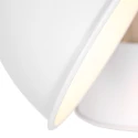 Mexlite Luminaire de plafond GEARWOOD 4 flammes, réglable E27 IP20, blanche gradable