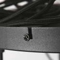Steinhauer Luminaire à suspension BOLLIQUE 5 flammes E27 IP20, ambre, laiton, noir  gradable
