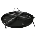 Steinhauer Luminaire à suspension BOLLIQUE 5 flammes E27 IP20, ambre, laiton, noir  gradable
