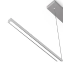 Mexlite Mexlite Pendant luminaire LIGHT STRIPE, 1 flame, 2700K, steel