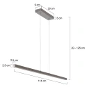 Mexlite Mexlite Pendant luminaire LIGHT STRIPE, 1 flame, 2700K, steel