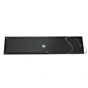 Mexlite Luminaire à suspension BUCKLEY 4 flammes, avec tablette E27 IP20, noir mat gradable