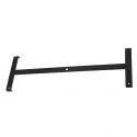 Mexlite Luminaire à suspension BUCKLEY 4 flammes, avec tablette E27 IP20, noir mat gradable