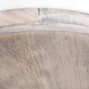 Mexlite Luminaire de plafond GEARWOOD 3 flammes, rond, réglable E27 IP20, bois, antique gradable