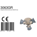 Luminaire de plafond GEARWOOD 3 flammes, rond, réglable E27 IP20