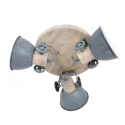 Luminaire de plafond GEARWOOD 3 flammes, rond, réglable E27 IP20