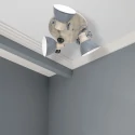 Luminaire de plafond GEARWOOD 3 flammes, rond, réglable E27 IP20