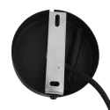 Mexlite Luminaire à suspension AUREOLE Ø 42CM à 1 flamme, grand, rond E27 IP20, noir mat gradable