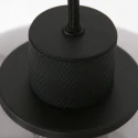 Steinhauer Luminaire à suspension REFLEXION 5 flammes, angulaire, langue, réglable E27 IP20, noir mat gradable
