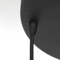 Steinhauer Luminaire à suspension REFLEXION 3 flammes, rond, réglable E27 IP20, noir mat gradable