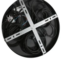 Steinhauer Luminaire à suspension REFLEXION 3 flammes, rond, réglable E27 IP20, noir mat gradable