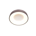 Steinhauer ceiling luminaire RINGLEDE 1 flame IP20, bronze dimmable
