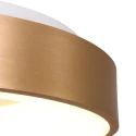ceiling luminaire RINGLEDE - Ø 30CM small, round, direct / indirect IP20, black matt dimmable