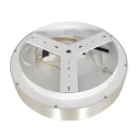 Steinhauer ceiling luminaire RINGLEDE - Ø 30CM small, round, direct / indirect IP20, silver brushed dimmable