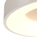 Steinhauer ceiling luminaire RINGLEDE - Ø 30CM small, round, direct / indirect IP20, silver brushed dimmable