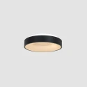 Steinhauer Luminaire de plafond RINGLEDE - Ø 30CM petit, rond, direct / indirect IP20, noir mat gradable