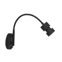 Luminaire mural NATASJA avec interrupteur, avec bras flexible GU10 IP20, acier brossé gradable