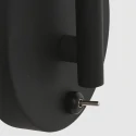 Luminaire mural NATASJA avec interrupteur, avec bras flexible GU10 IP20, acier brossé gradable
