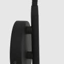 Luminaire mural NATASJA avec interrupteur, avec bras flexible GU10 IP20, acier brossé gradable