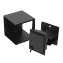 Steinhauer Luminaire mural d’extérieur MURO haut bas, forme en dé, réglable IP44, noir mat gradable