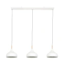 Mexlite pendant luminaire BJORR 3 flames E27 IP20, white matt dimmable