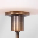 Steinhauer Lampe de table ANCILLA à 1 flamme, langue, avec fonction de commutation, conique E14 IP20, bronze brossé gradable