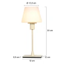 Steinhauer Lampe de table ANCILLA E14 IP20