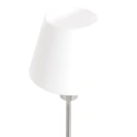 Steinhauer Lampe de table ANCILLA à 1 flamme, langue, avec fonction de commutation, conique E14 IP20, acier brossé gradable