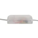 Steinhauer Lampe de table ANCILLA à 1 flamme, langue, avec fonction de commutation, conique E14 IP20, acier brossé gradable