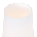 Steinhauer Lampe de table ANCILLA à 1 flamme, court, avec fonction de commutation, conique E27 IP20, bronze brossé gradable