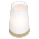 Steinhauer Lampe de table ANCILLA à 1 flamme, petit E27 IP20, crème 